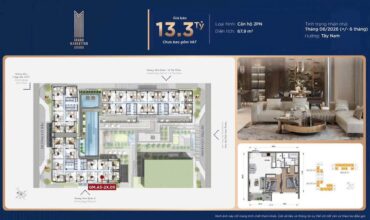 Bán 2 Phòng ngủ The Grand Manhattan Tháp A3