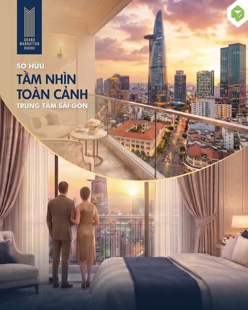 The Grand Manhattan sở hữu tầm nhìn toàn cảnh Sài Gòn